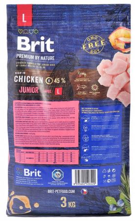 Brit Premium Junior L зі смаком курки 3 кг (8595602526420) Brit Premium Junior L зі смаком курки 3 кг (8595602526420) | Фото 4