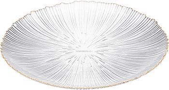 Тарілка ARDESTO Mallow, 26.5см, прозора (AR5013) | Фото 3