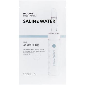 Маска тканинна MISSHA Mascure Solution Ac догляд Nacl 28 мл (8809747963645) Маска тканинна MISSHA Mascure Solution Ac догляд Nacl 28 мл (8809747963645) | Фото 1