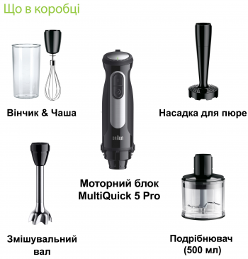 Блендер BRAUN MQ55307MBK | Фото 8