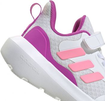 Кросівки дитячі Adidas Fortarun 3.0 El C JI2191 31 (12.5K UK) білі/рожеві (4067904280484) | Фото 5