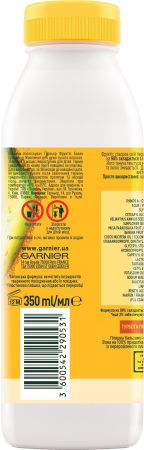 Бальзам-ополіскувач для дуже сухого волосся Garnier Fructis Банан суперфуд живлення 350мл | Фото 3