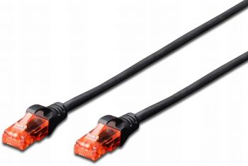 DIGITUS CAT 6 UTP, 0.25м, AWG 26/7, Cu, LSZH, Black (DK-1617-0025/BL) | Фото 1