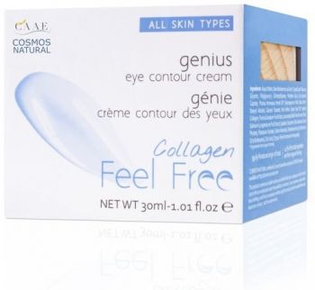 Крем для контуру очей Feel Free з колагеном 30 мл (8437017754244) | Фото 2