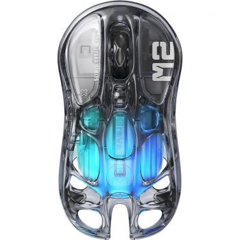 Ігрова миша GravaStar Mercury M2 WL, Black-Transparent (GRAVASTARM2_XTAL_BLK) Ігрова миша GravaStar Mercury M2 WL, Black-Transparent (GRAVASTARM2_XTAL_BLK) | Фото 1