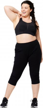 Топ спортивний жіночий Kalenji Run Classic Size+ 8756554 XL чорний (4548082_Kalenji	) | Фото 14