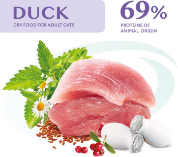 Сухий корм Optimeal для дорослих кішок для виведення шерсті з качкою 4кг (B1840701) | Фото 7