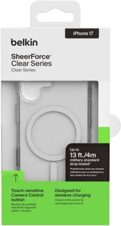 Чохол BELKIN для APPLE iPhone 17 Magnetic Protective Clear (MSA030HQCL) | Фото 8
