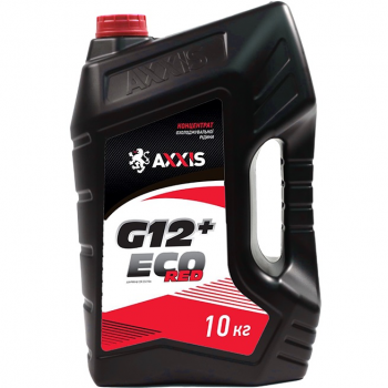 Антифриз Axxis концентрат Eco -80°C Red G12+ 10кг (AX-P999-G12R ECO10л) (48021398127) | Фото 1