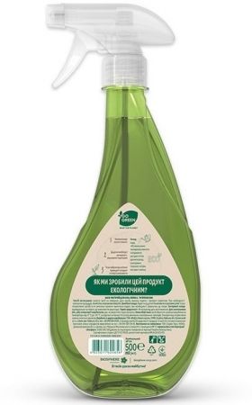 Засіб для миття скляних поверхонь Фрекен Бок Go Green Лимон 0,5л (4823071624656) | Фото 2