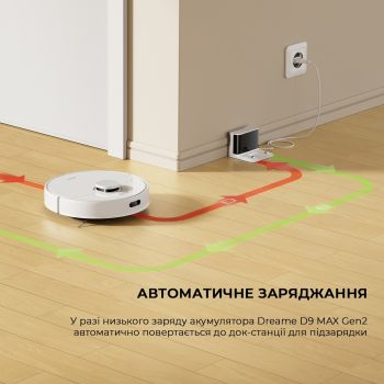 Купить пылесос Робот-пилосос Dreame D9 MAX White Gen 2 RLD34GA-Wh | Фото 6