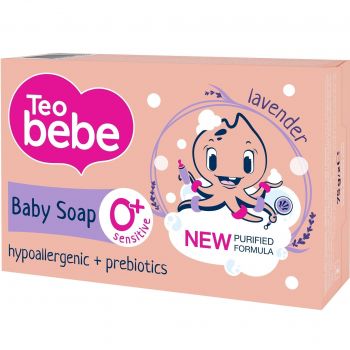 Teo Bebe Lavender&Vitamin E 75г (3800024045271) | Фото 1