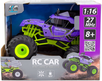 Автомобіль SULONG TOYS Bigfoot Off-Road на р/к Violet (1:16, 27 МГц (Mhz)) (SL-358RHV) | Фото 11
