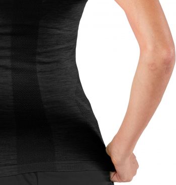 Футболка жіноча Kiprun Fit безшовна 8831008 XS чорна (4995153_Kiprun) | Фото 5