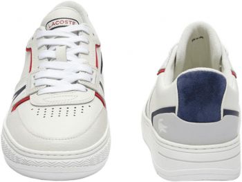 Кеди чоловічі Lacoste L001 0321 1 Sfa 742SMA0092-407 42 (8 UK) білі (5012123981680) Кеди чоловічі Lacoste L001 0321 1 Sfa 742SMA0092-407 42 (8 UK) білі (5012123981680) | Фото 4