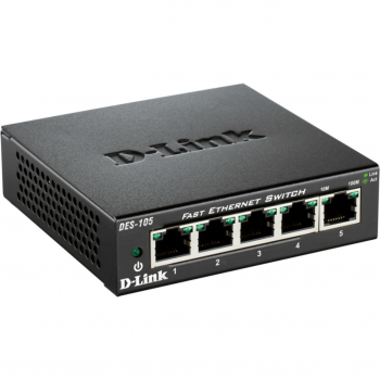 Комутатор D-Link DES-105/E 5xFE (DES-105) | Фото 1