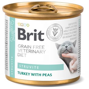 Консерва для котів Brit GF Veterinary Diet для лікування та профілактики сечокам'яної хвороби 200г (8595602549863) | Фото 1