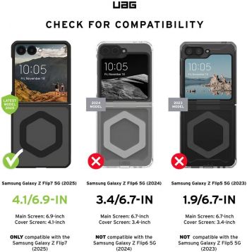 Чохол UAG для SAMSUNG Galaxy Flip 7, Mouve with Magnet (214504113131) | Фото 4