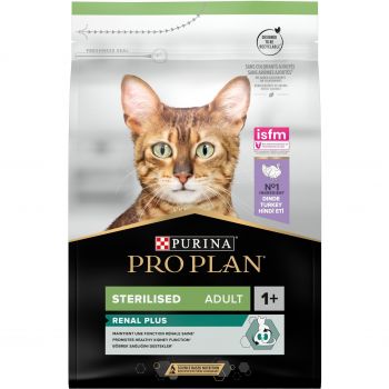 Сухий корм для стерилізованих кішок Purina Pro Plan Cat Sterilised з індичкою, 3 кг(7613033560033) | Фото 1