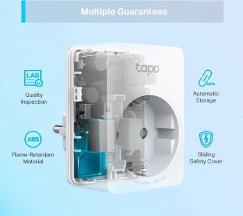 Смарт-розетка TP-LINK Tapo P100  2 шт(TAPO-P100-2-PACK) | Фото 4