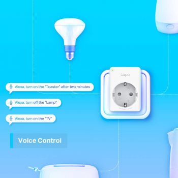 Смарт-розетка мини TP-LINK Tapo P100 (TAPO-P100M) | Фото 6