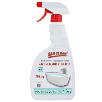 Купить средство для уборки San Clean для акрилових ванн 750г (4820003544235) | Фото 1