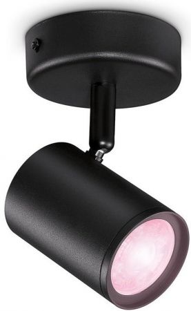 WiZ IMAGEO Spots 1х5W 2200-6500K RGB Wi-Fi черный (929002659001) | Фото 1