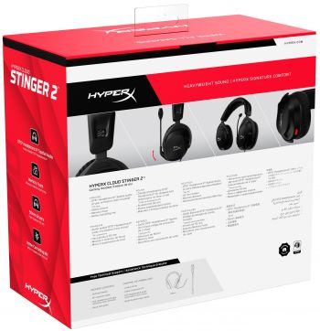 Ігрова гарнітура HyperX Cloud Stinger 2, Black (519T1AA) Ігрова гарнітура HyperX Cloud Stinger 2, Black (519T1AA) | Фото 6