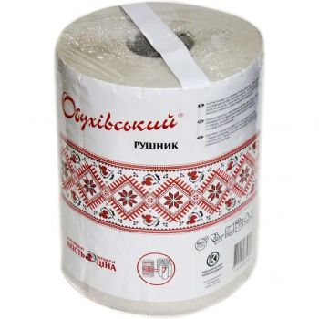 Рушники паперові Обухівські целюлозні 2 шарові 350 листів (4820003837481) | Фото 1