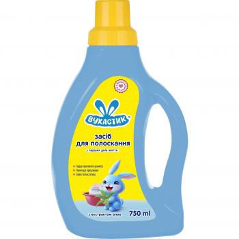 Купить кондиционер для стирки Кондиціонер для дитячої білизни Вухастик Алое вера 750мл (549425) | Фото 1