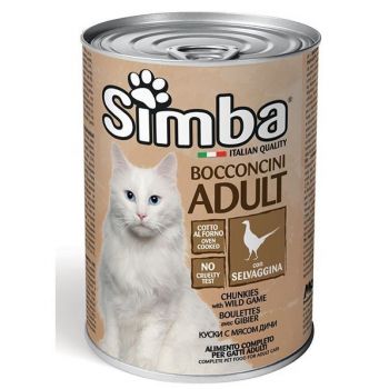 Simba cat wet з дичиною 415 г (8009470009539) | Фото 1