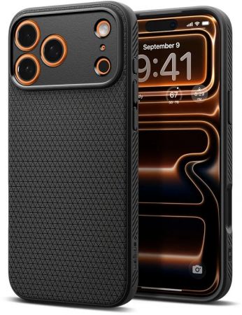 Чохол Spigen для APPLE iPhone 17 Pro Max Liquid Air Matte Black (ACS10265) | Фото 8