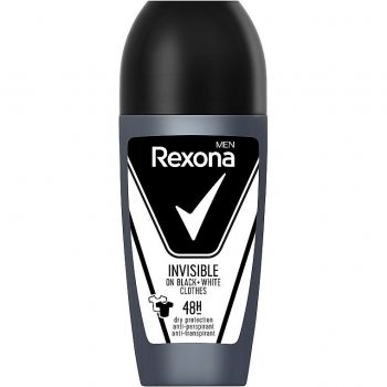 Антиперспірант кульковий Rexona Men Invisible On Black+White Clothes 50мл | Фото 1