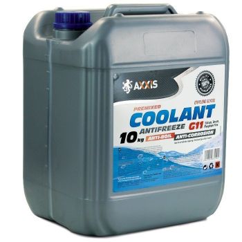 Антифриз Axxis Blue G11 Сoolant Синій 10кг (48021029832) (AX-2012) | Фото 1