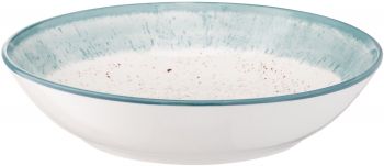 Тарілка супова Ardesto Siena 20 см, біло-блакитна (AR2920SWB) | Фото 4