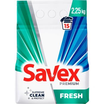 Пральний порошок Savex Premium Fresh 2.25 кг (3800024047909) | Фото 1