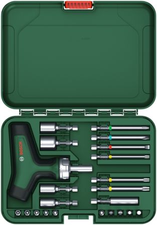 Набір викруток BOSCH з тріскачкою з Т-подібною рукояткою 22 шт. (1.600.A02.Z9T) Набір викруток BOSCH з тріскачкою з Т-подібною рукояткою 22 шт. (1.600.A02.Z9T) | Фото 6