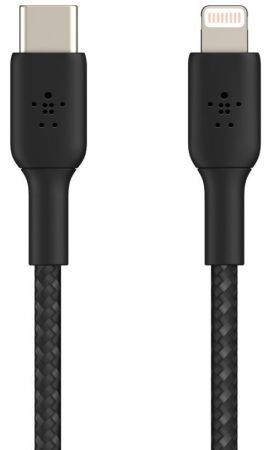 BELKIN USB-С - Lightning, BRAIDED, 1m, black (CAA004BT1MBK) | Фото 4