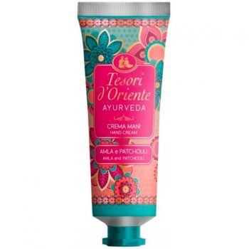 Парфумований крем для рук Tesori d'Oriente Аюрведе олія амли та пачулі 75 мл (8008970050324) Купить крем для рук Парфумований крем для рук Tesori d'Oriente Аюрведе олія амли та пачулі 75 мл (8008970050324) | Фото 3
