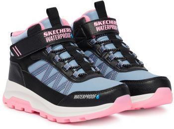 Черевики підліткові для дівчинки Skechers Storm Blazer 303493L BKLP 32 (1 US) чорні /блакитний | Фото 3