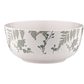 Салатник ARDESTO Capri, 510 мл, 13.8 см, біло-зелений (AR0414CWG) | Фото 1