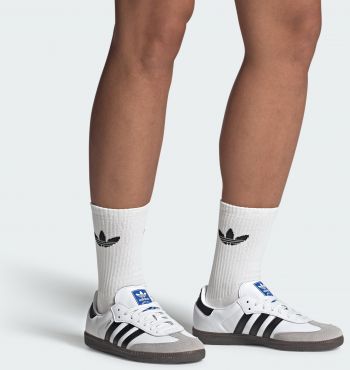 Кеди чоловічі Adidas Samba Og B75806 43 1/3 (9 UK) білі | Фото 4