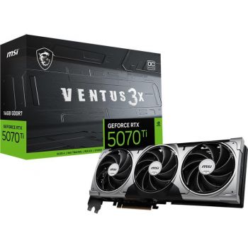 Відеокарта MSI GeForce RTX 5070 Ti 16GB GDDR7 VENTUS 3X OC (912-V531-445) | Фото 1