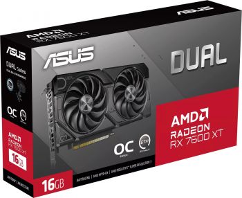 Відеокарта ASUS Radeon RX 7600 XT 16GB GDDR6 DUAL OC (90YV0K21-M0NA00) Відеокарта ASUS Radeon RX 7600 XT 16GB GDDR6 DUAL OC (90YV0K21-M0NA00) | Фото 13