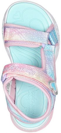 Сандалі для дівчаток Skechers S-Lights: Flutter Hearts 303105L LPMT 35 (3 US) рожеві Сандалі для дівчаток Skechers S-Lights: Flutter Hearts 303105L LPMT 35 (3 US) рожеві | Фото 3