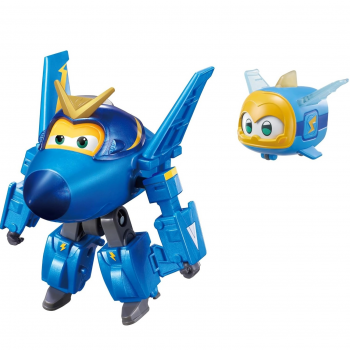 Купить игровую фигурку Ігровий набір Super Wings Transforming Джером і улюбленець (Jerome & Pet) (EU770443) | Фото 1