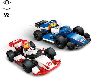 Конструктор LEGO City Автомобілі для перегонів F1 команд Williams Racing та Haas F1® (60464) | Фото 8