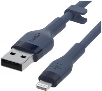 Belkin USB-A - Lightning, SILICONE, 1m, blue (CAA008BT1MBL) | Фото 7