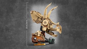 Конструктор LEGO Jurassic World Скам'янілості динозаврів: череп трицератопса (76969) | Фото 2