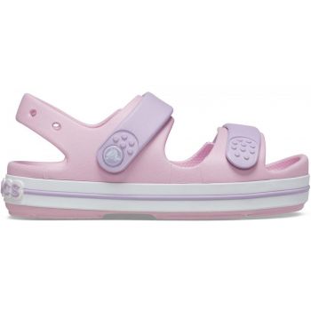 Сандалі для дівчаток Crocs Crocband Cruiser Sandal T Sdt 209424-84I 20-21 (C5 US) рожеві | Фото 1